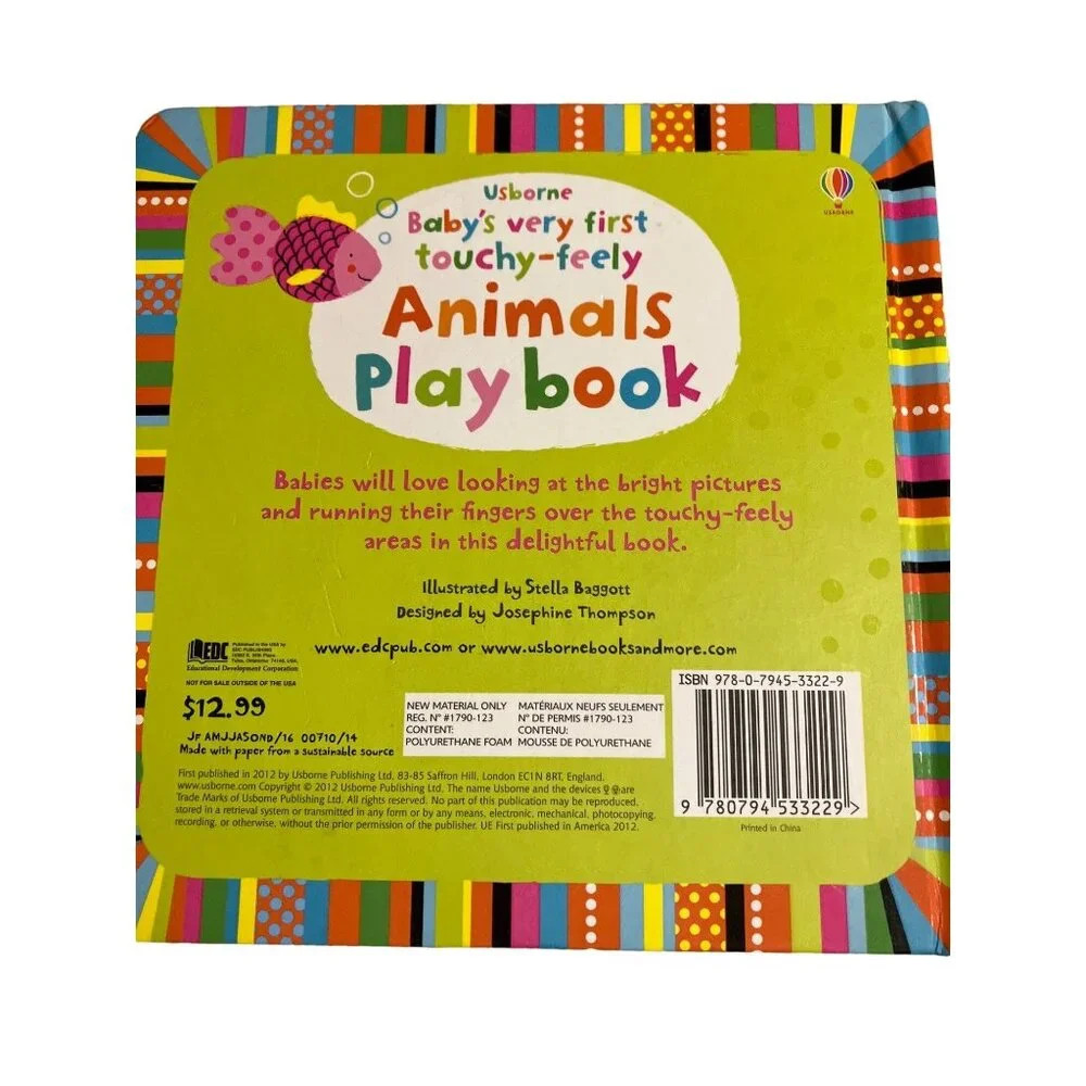 Toddler Board Book Lot Daddy Hugs Colors Nursery Rhymes Animal Playbook - Picture 4 of 13